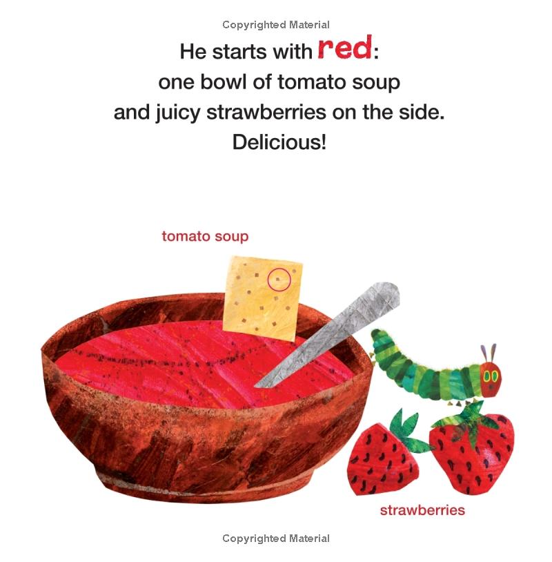 the very hungry caterpillar eats lunch: a colors book (the world of eric carle)