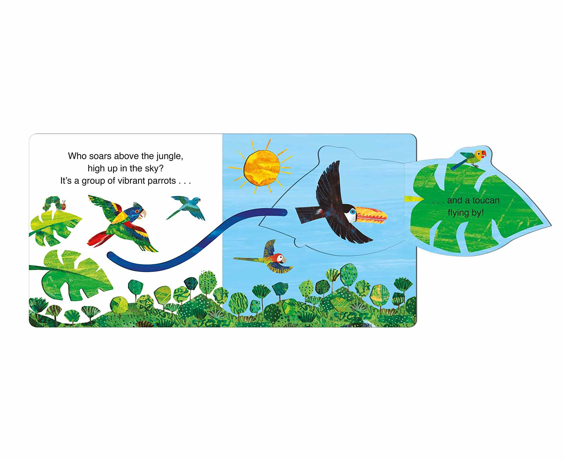 the very hungry caterpillar's jungle hide and seek: a finger trail lift-the-flap book