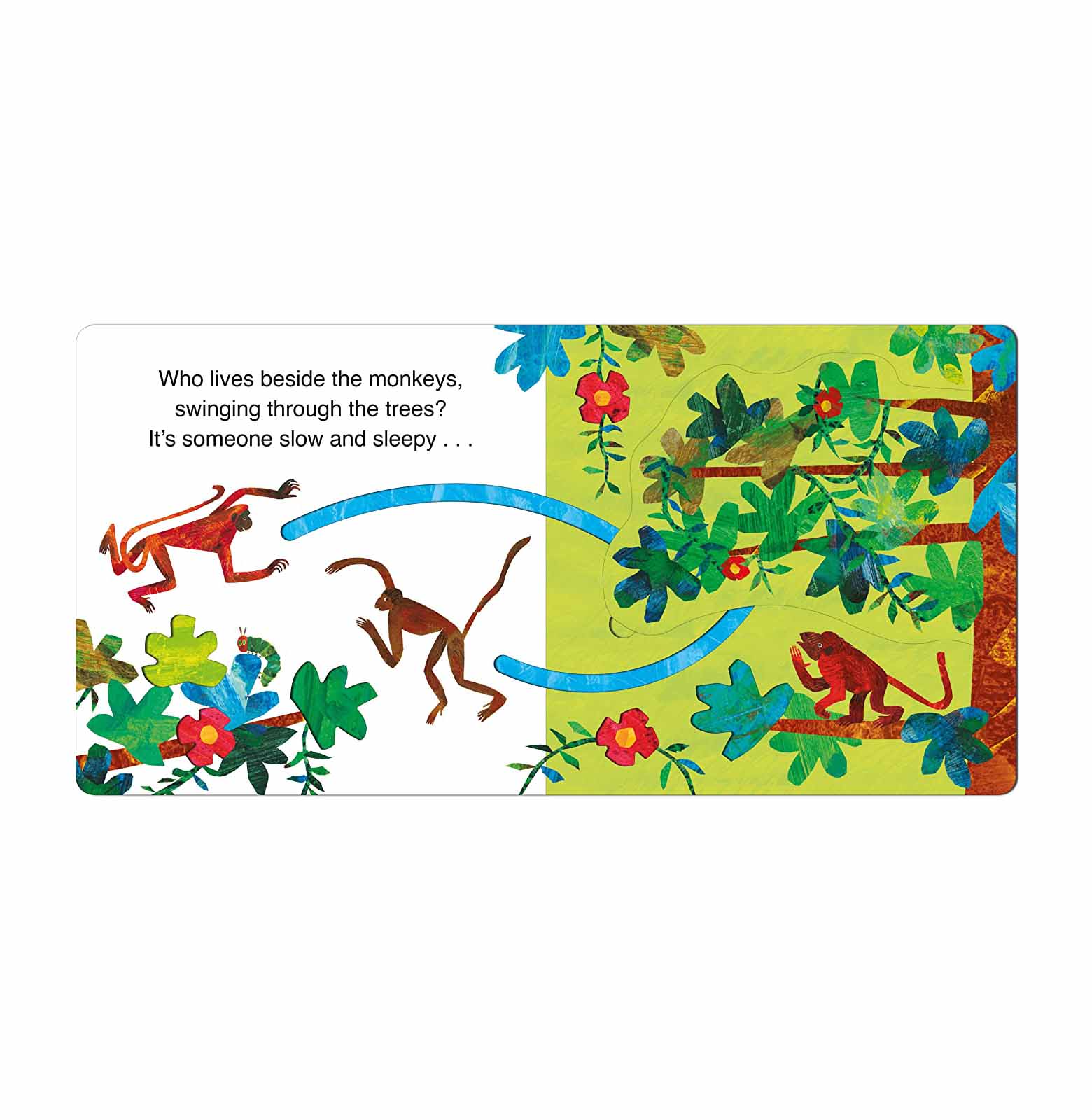 the very hungry caterpillar's jungle hide and seek: a finger trail lift-the-flap book