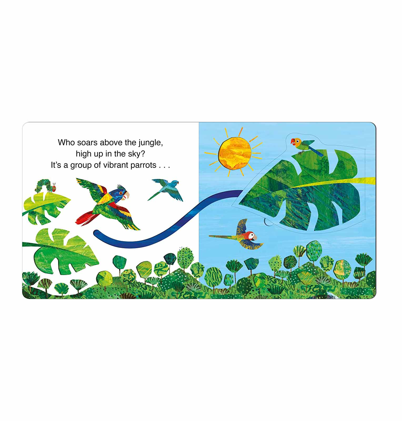 the very hungry caterpillar's jungle hide and seek: a finger trail lift-the-flap book