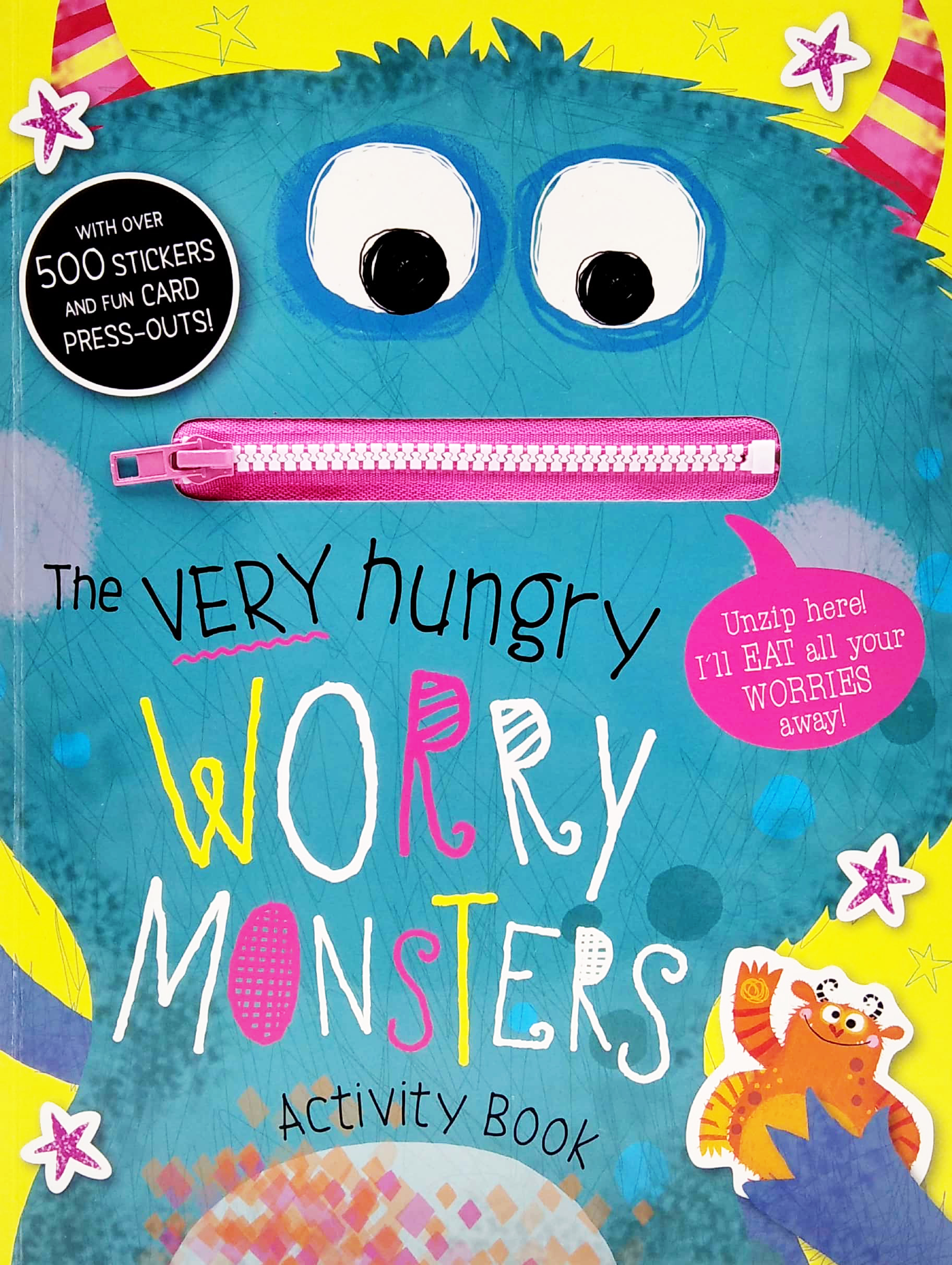 the very hungry worry monsters sticker activity book