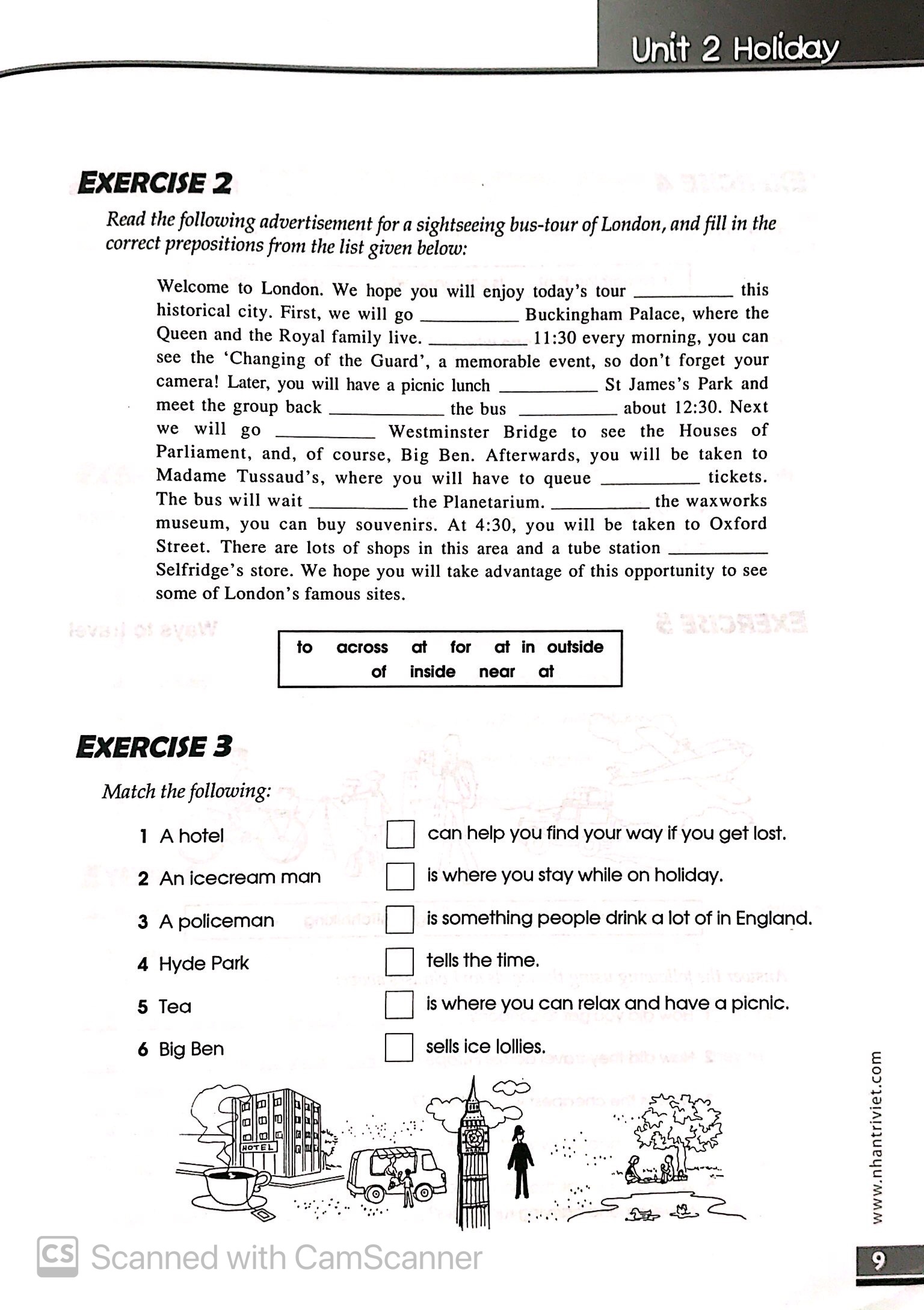 the vocabulary files - a2 level