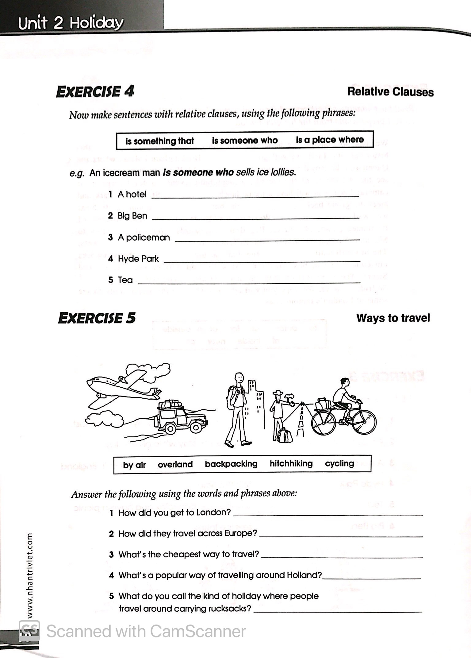 the vocabulary files - a2 level