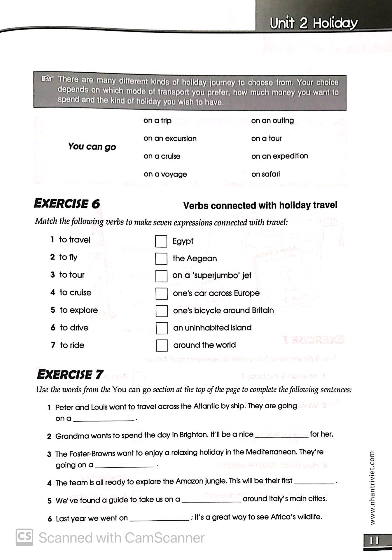 the vocabulary files - a2 level
