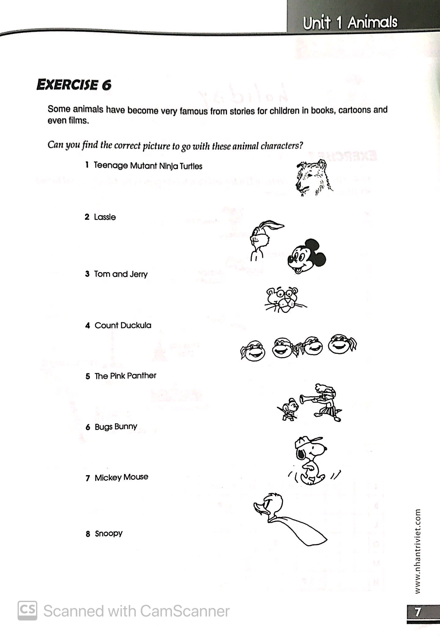 the vocabulary files - a2 level