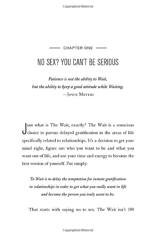 the wait: a powerful practice for finding the love of your life and the life you love