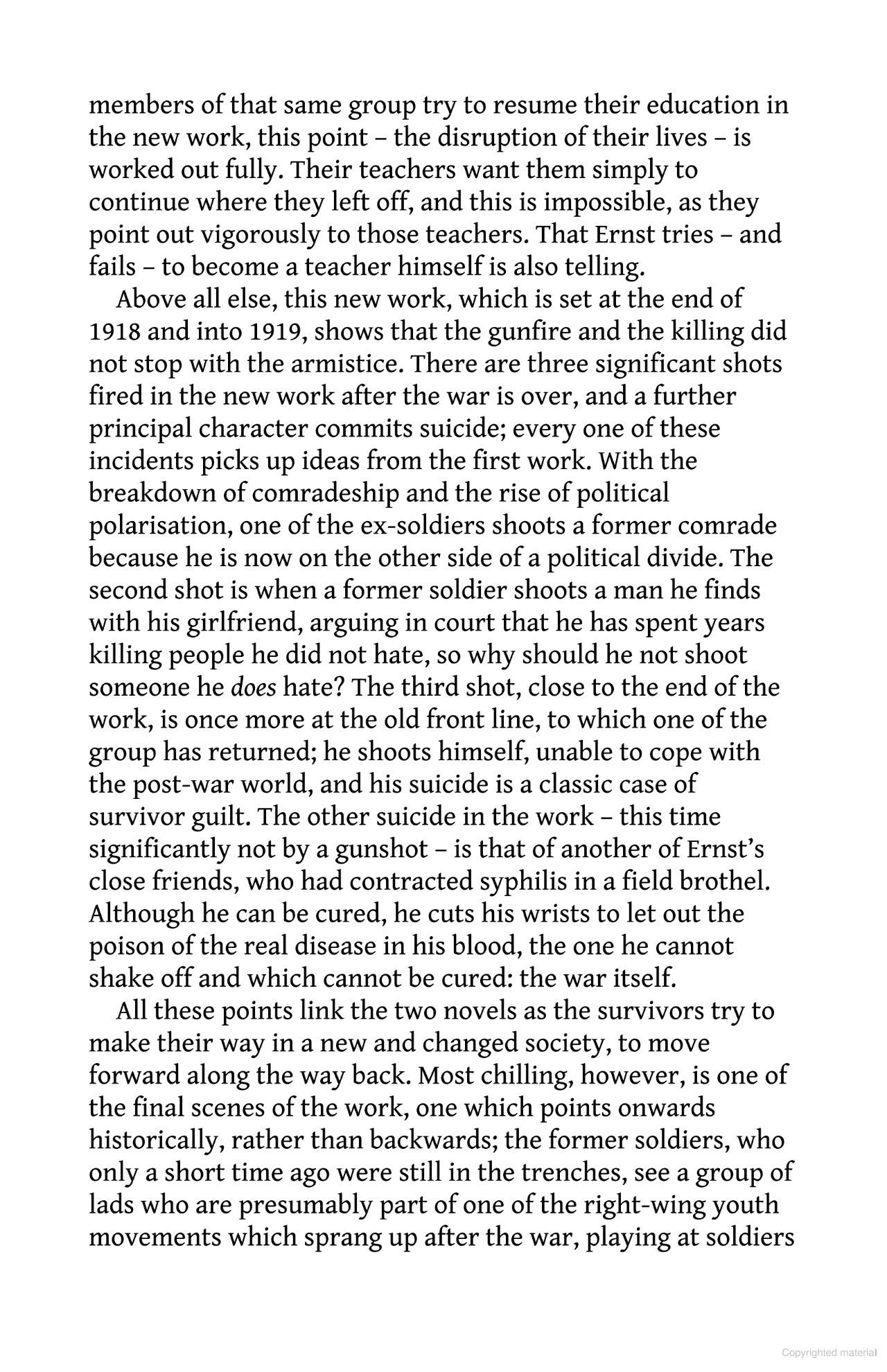 the way back (all quiet on the western front 2)