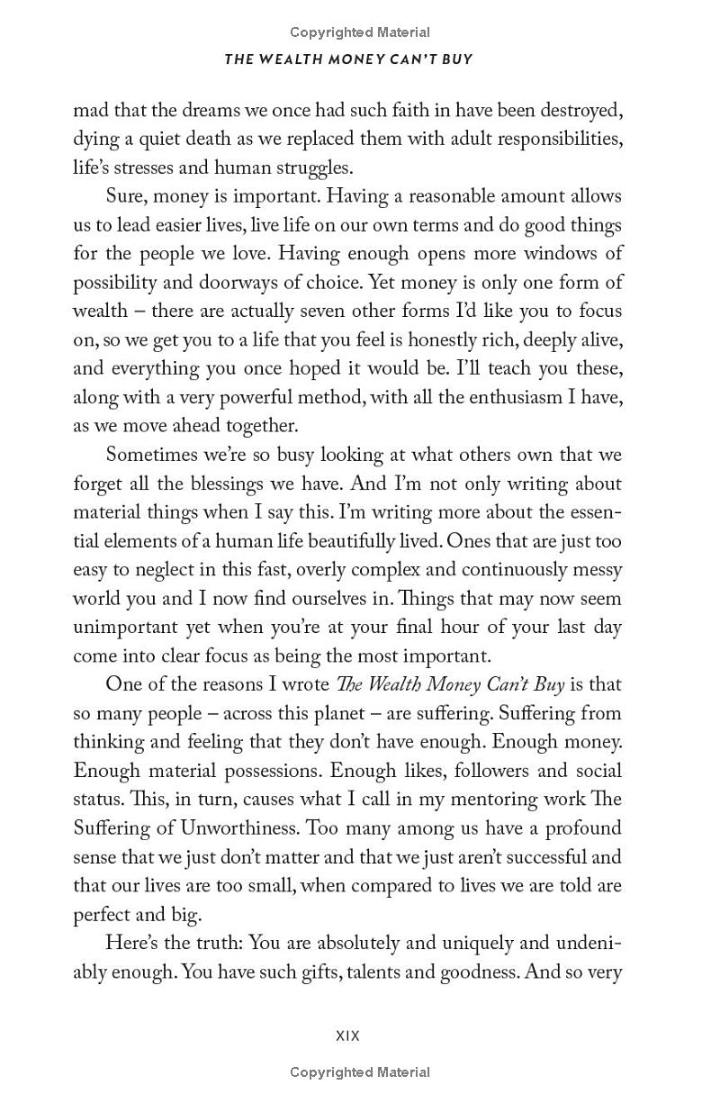 the wealth money can't buy