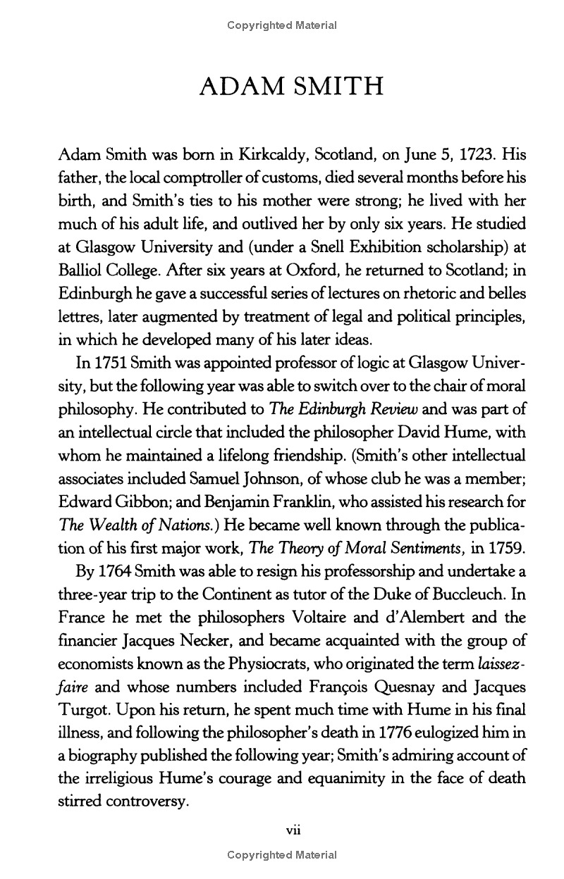 the wealth of nations