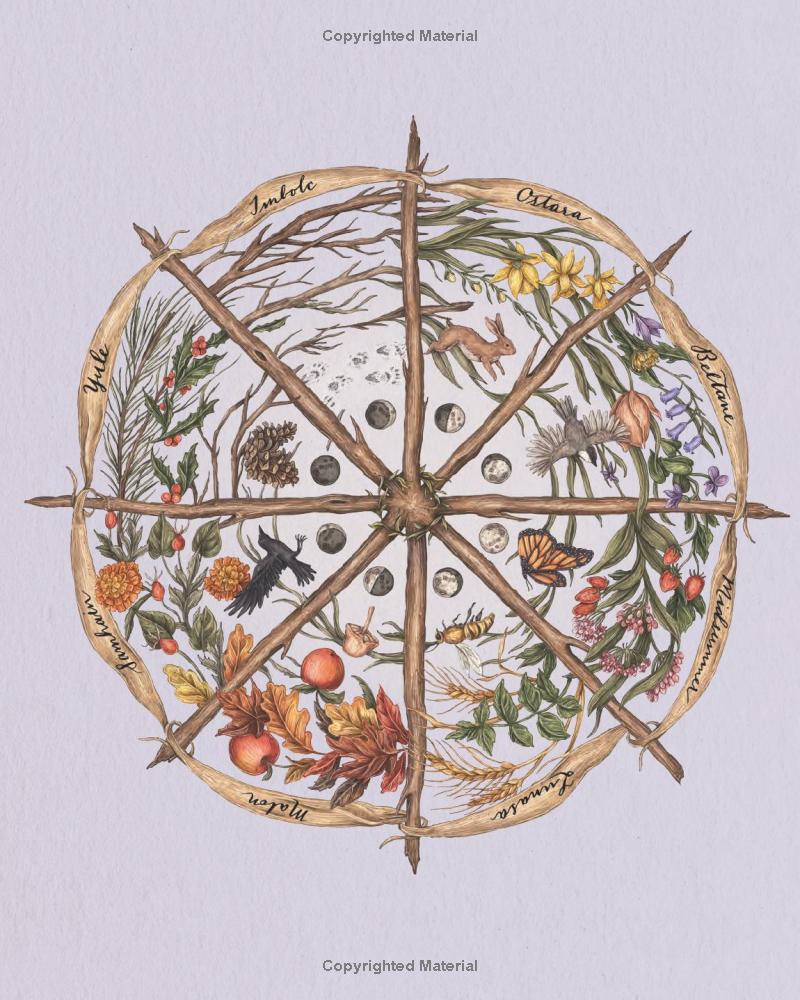 The Wheel Of The Year - An Illustrated Guide To Nature's Rhythms