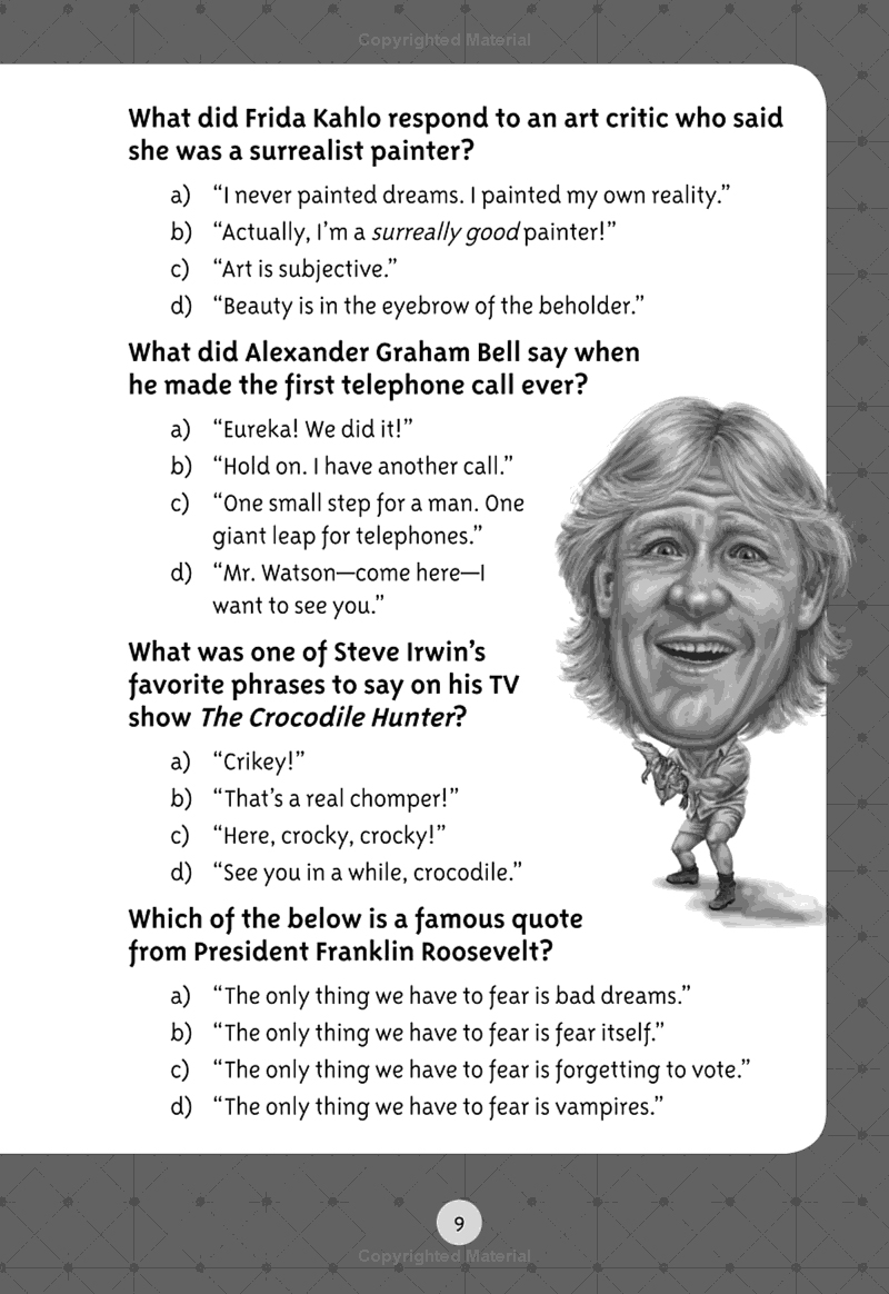 the who was? trivia book