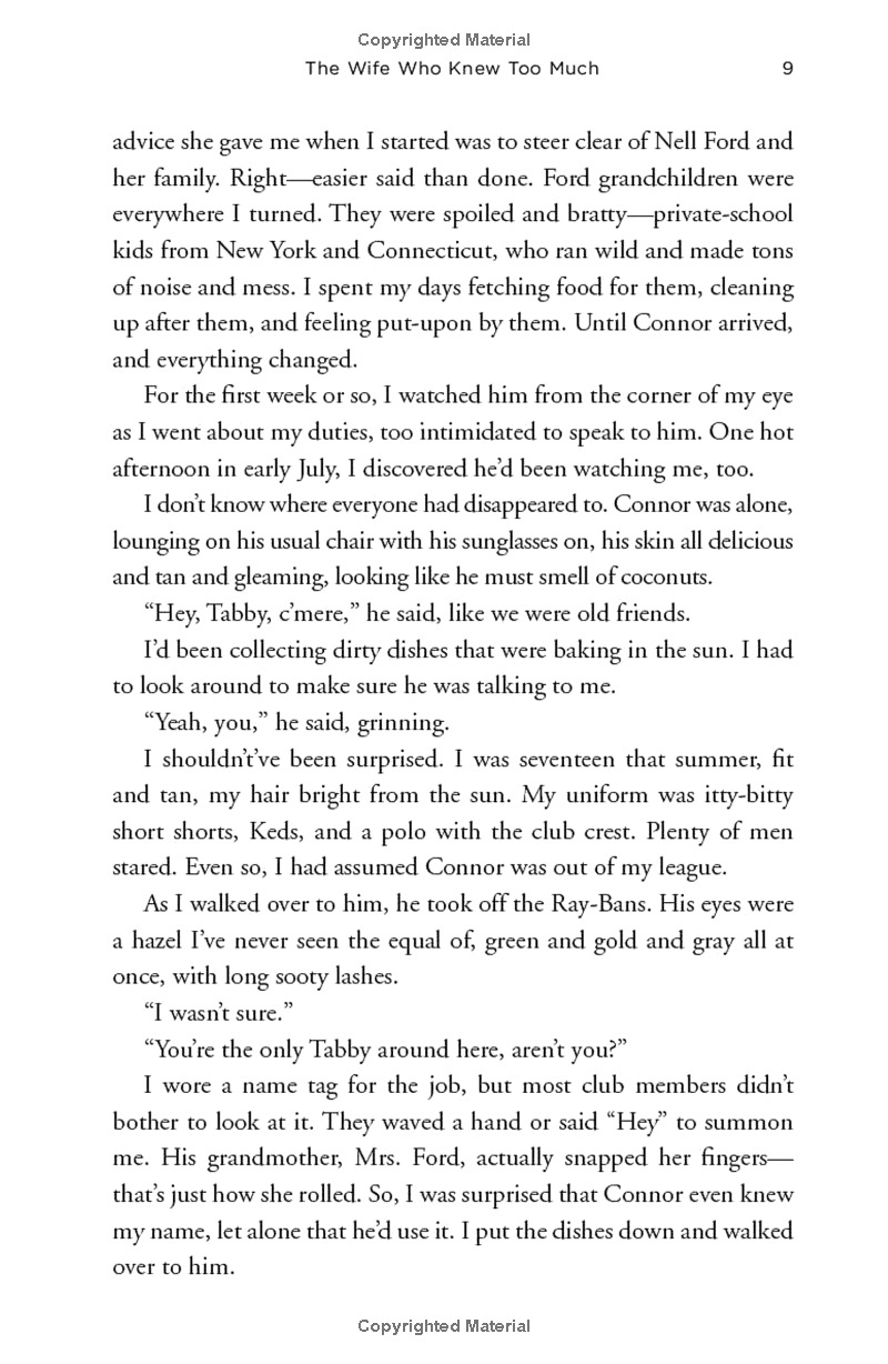 the wife who knew too much