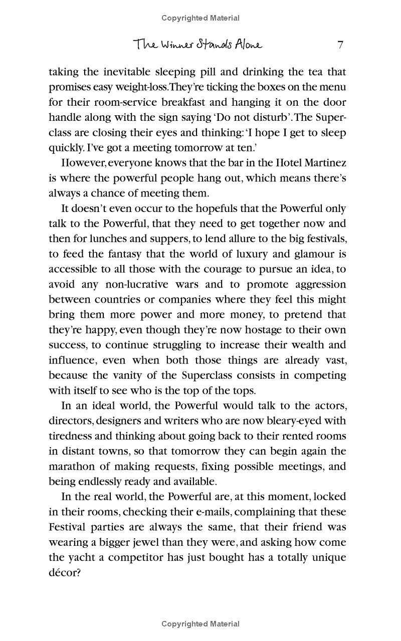 the winner stands alone