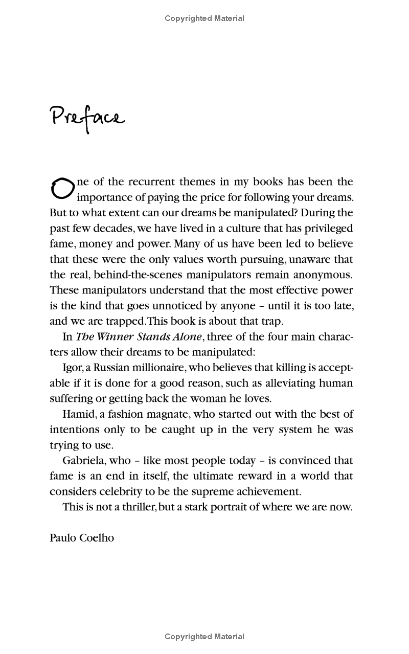 the winner stands alone