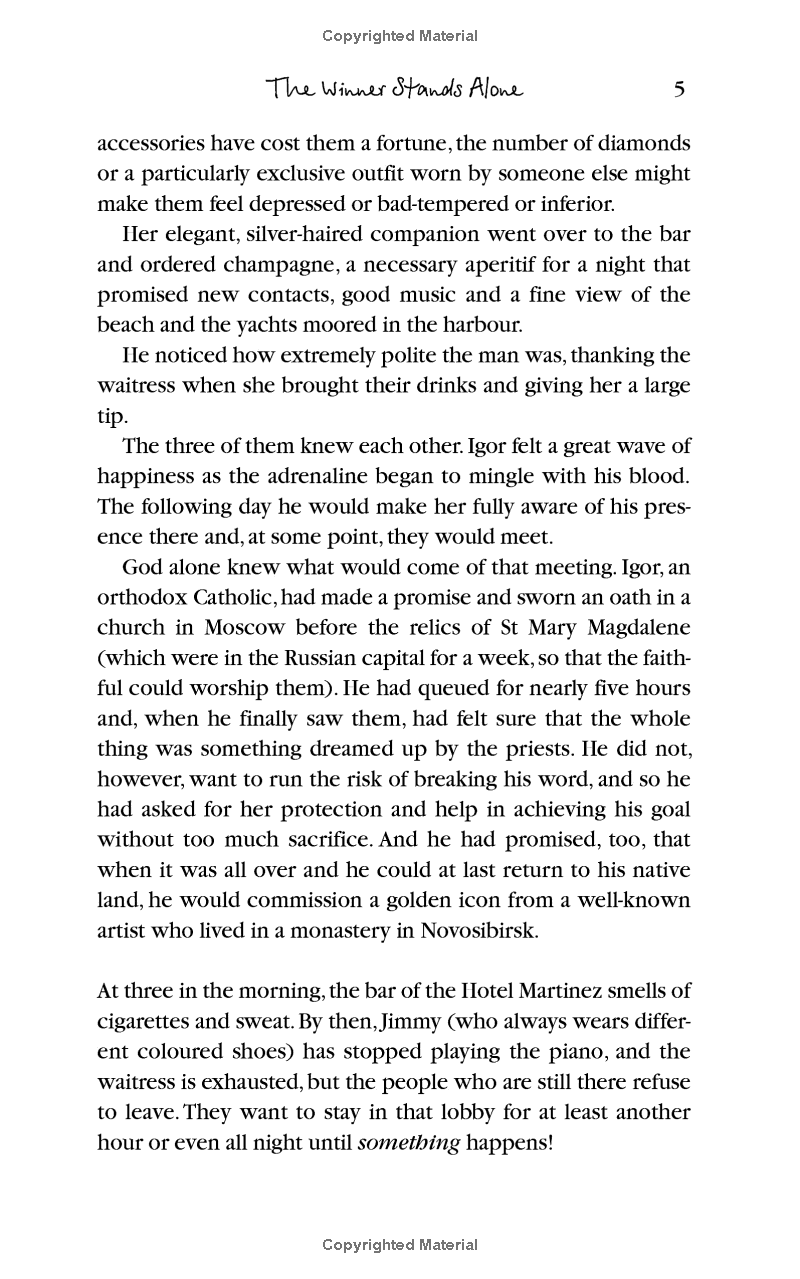 the winner stands alone