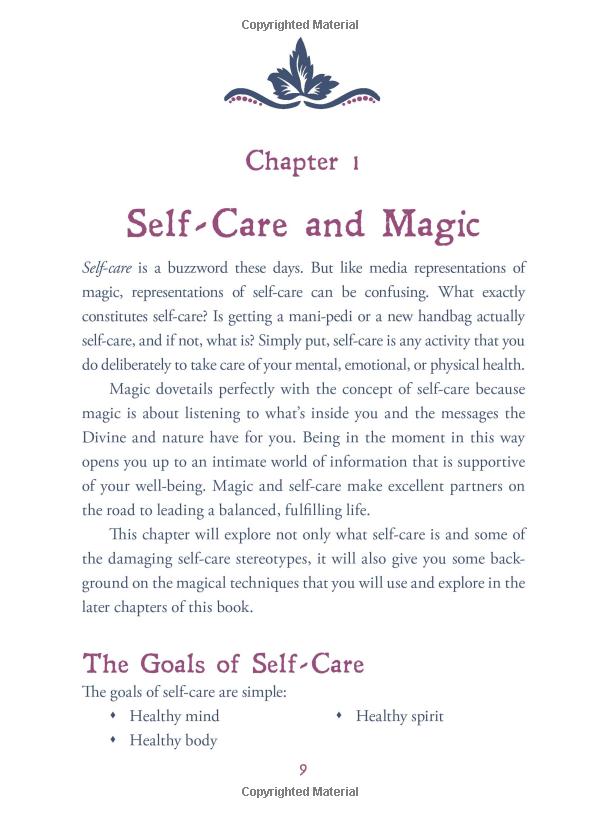 the witch's book of self-care: magical ways to pamper, soothe, and care for your body and spirit