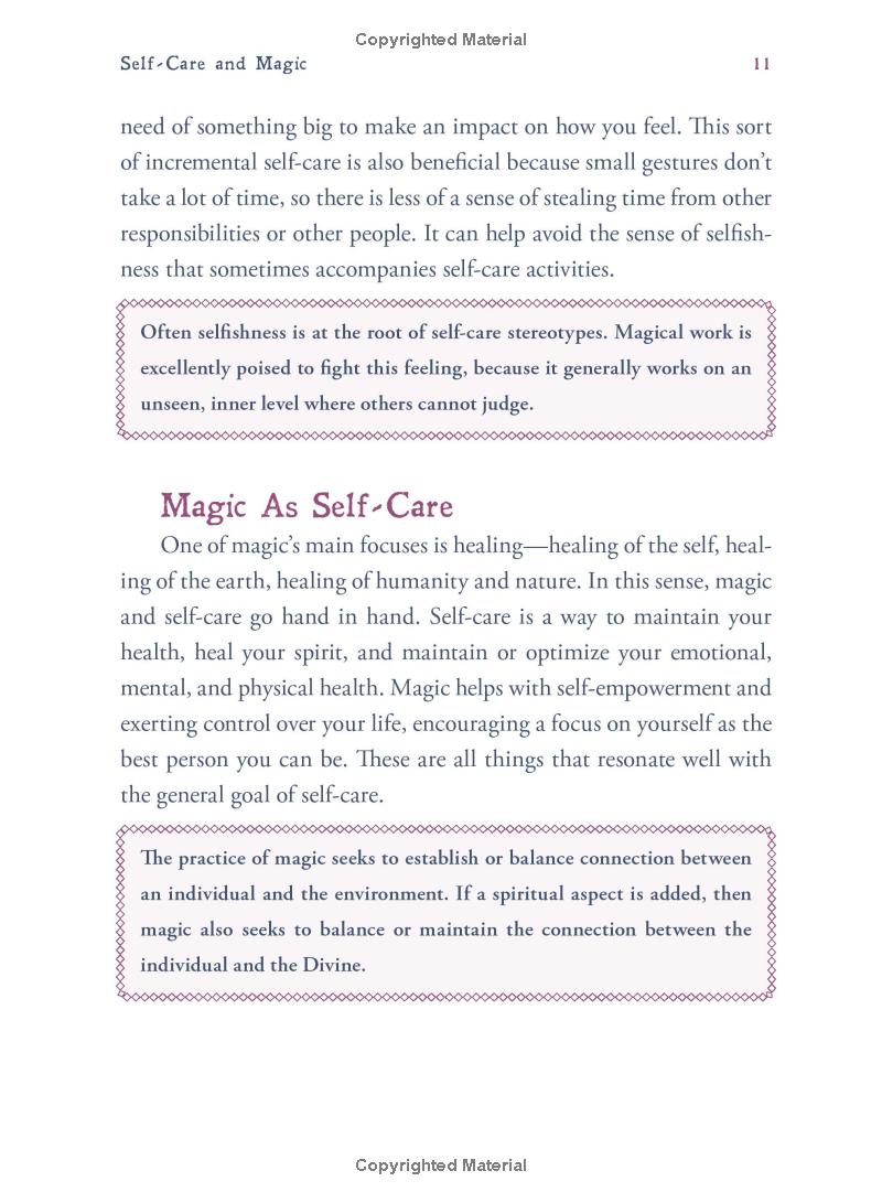 the witch's book of self-care: magical ways to pamper, soothe, and care for your body and spirit