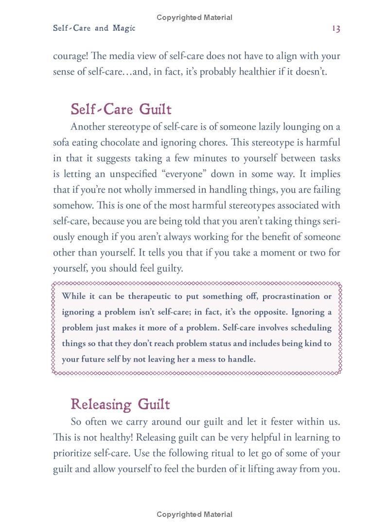 the witch's book of self-care: magical ways to pamper, soothe, and care for your body and spirit