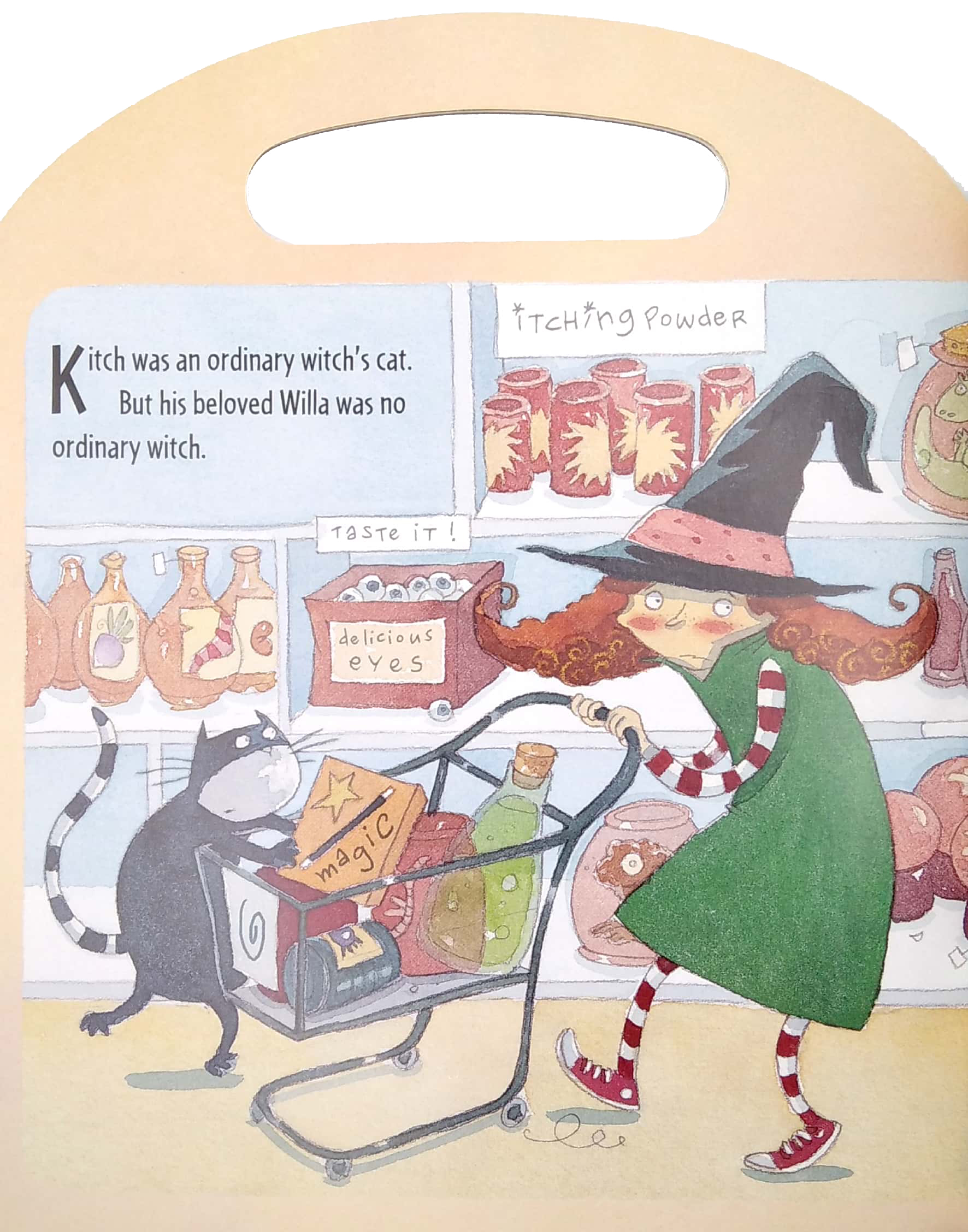 the witch with a twitch (my carry-along storytime)