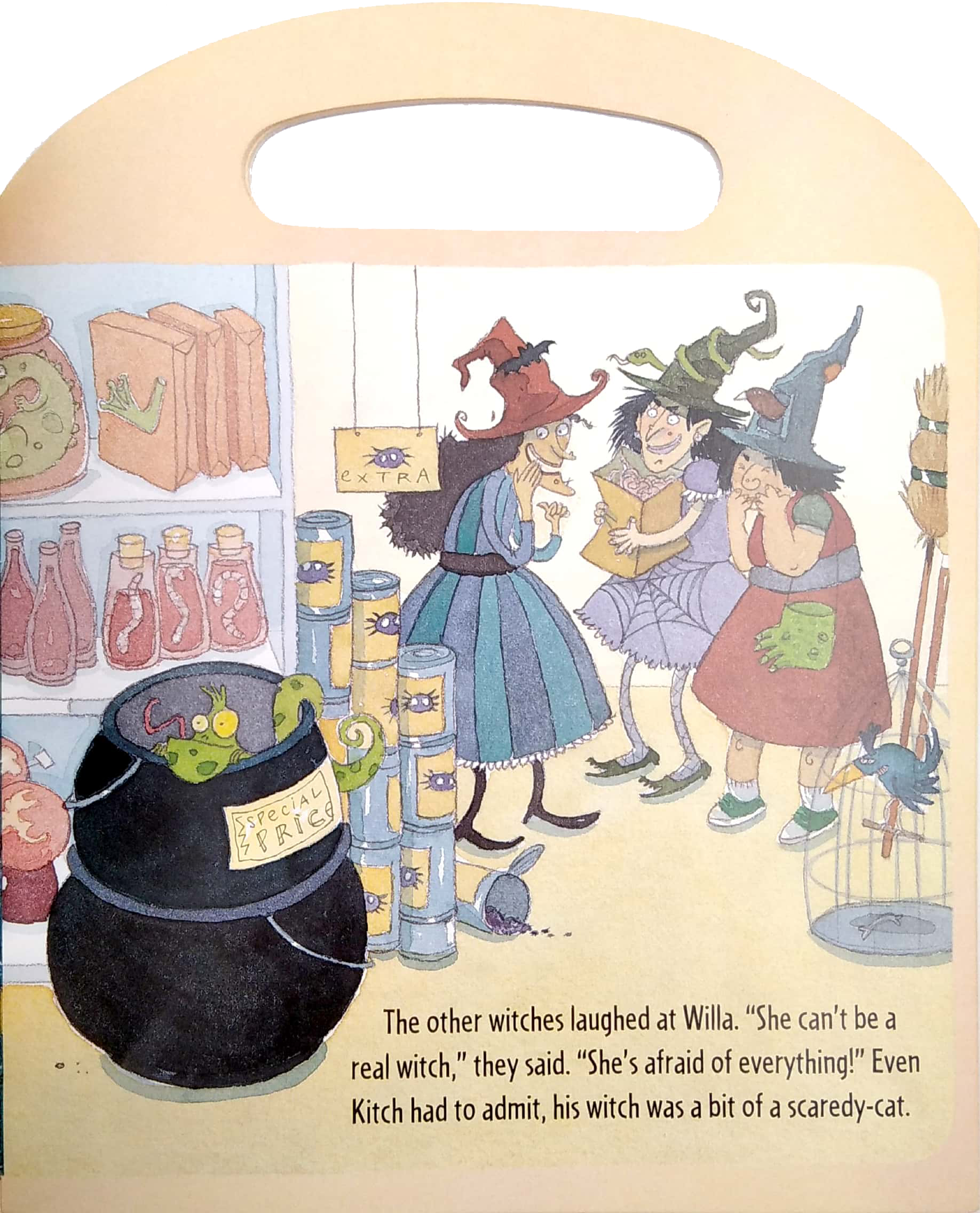 the witch with a twitch (my carry-along storytime)