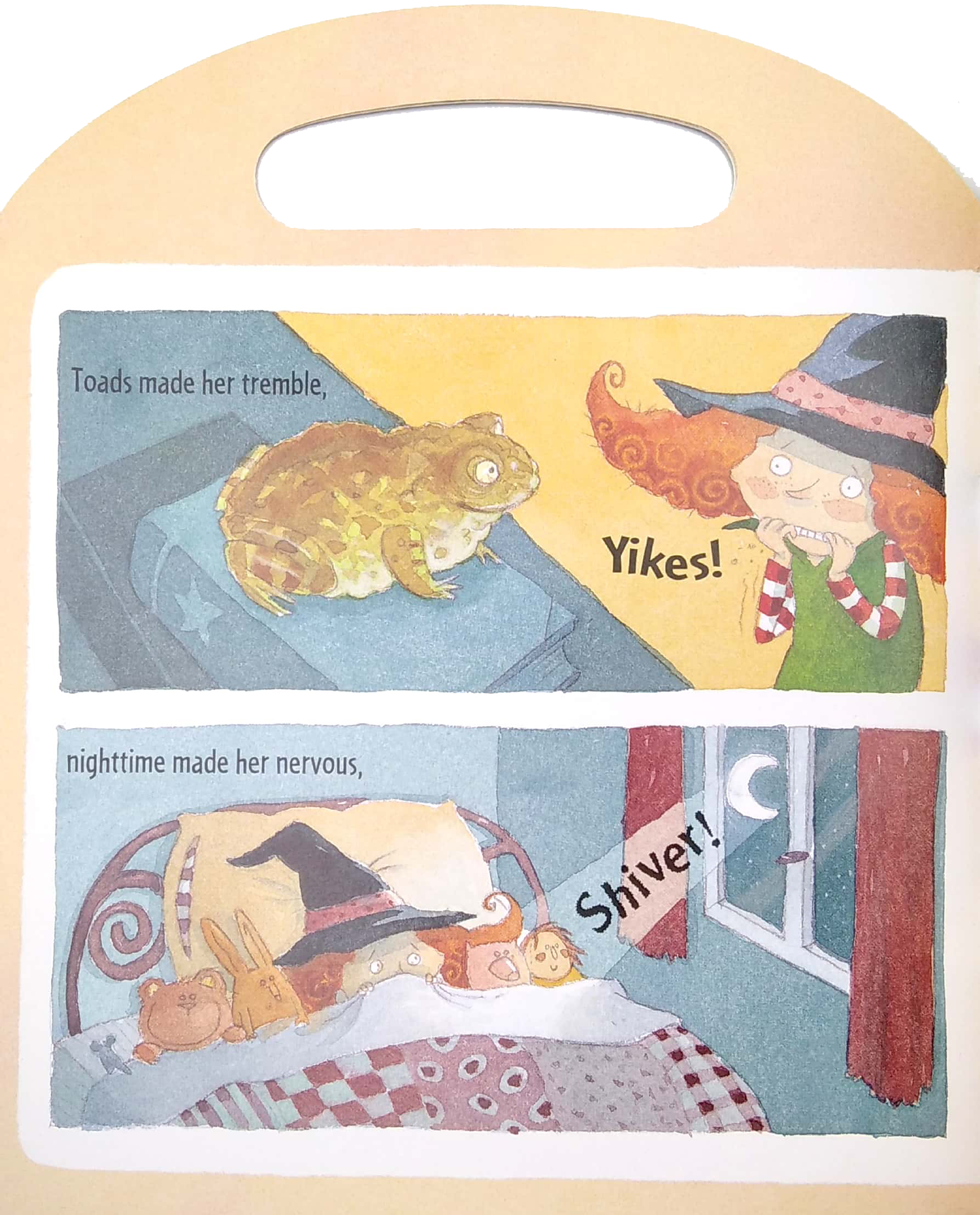 the witch with a twitch (my carry-along storytime)