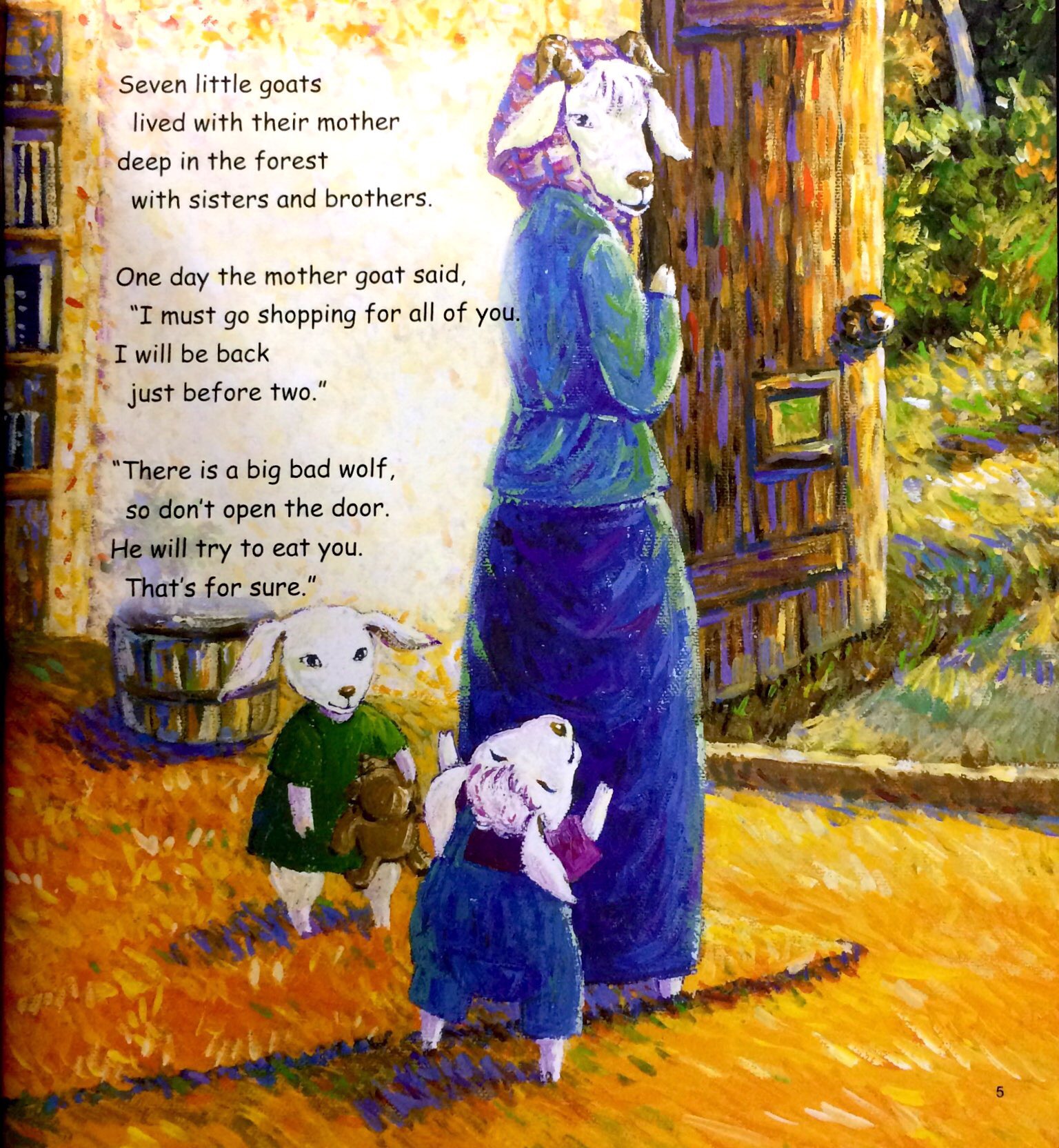 the wolf and the seven little goats