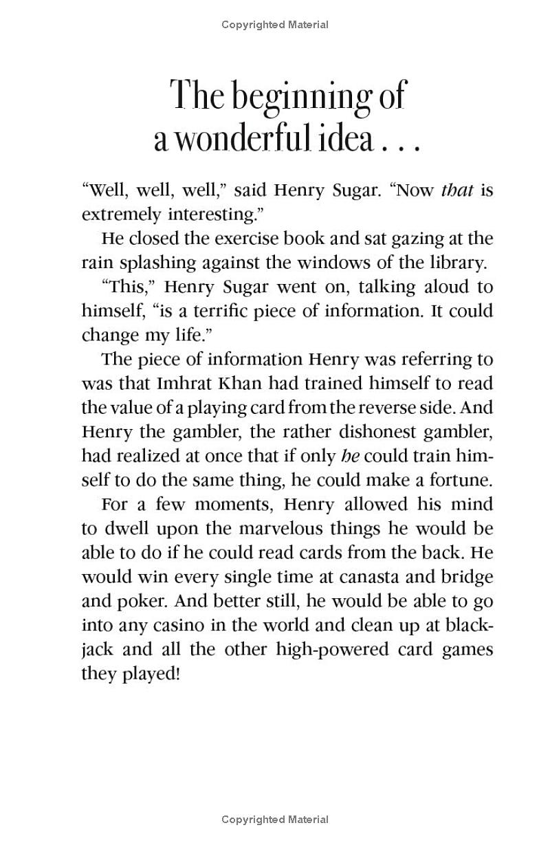 the wonderful story of henry sugar