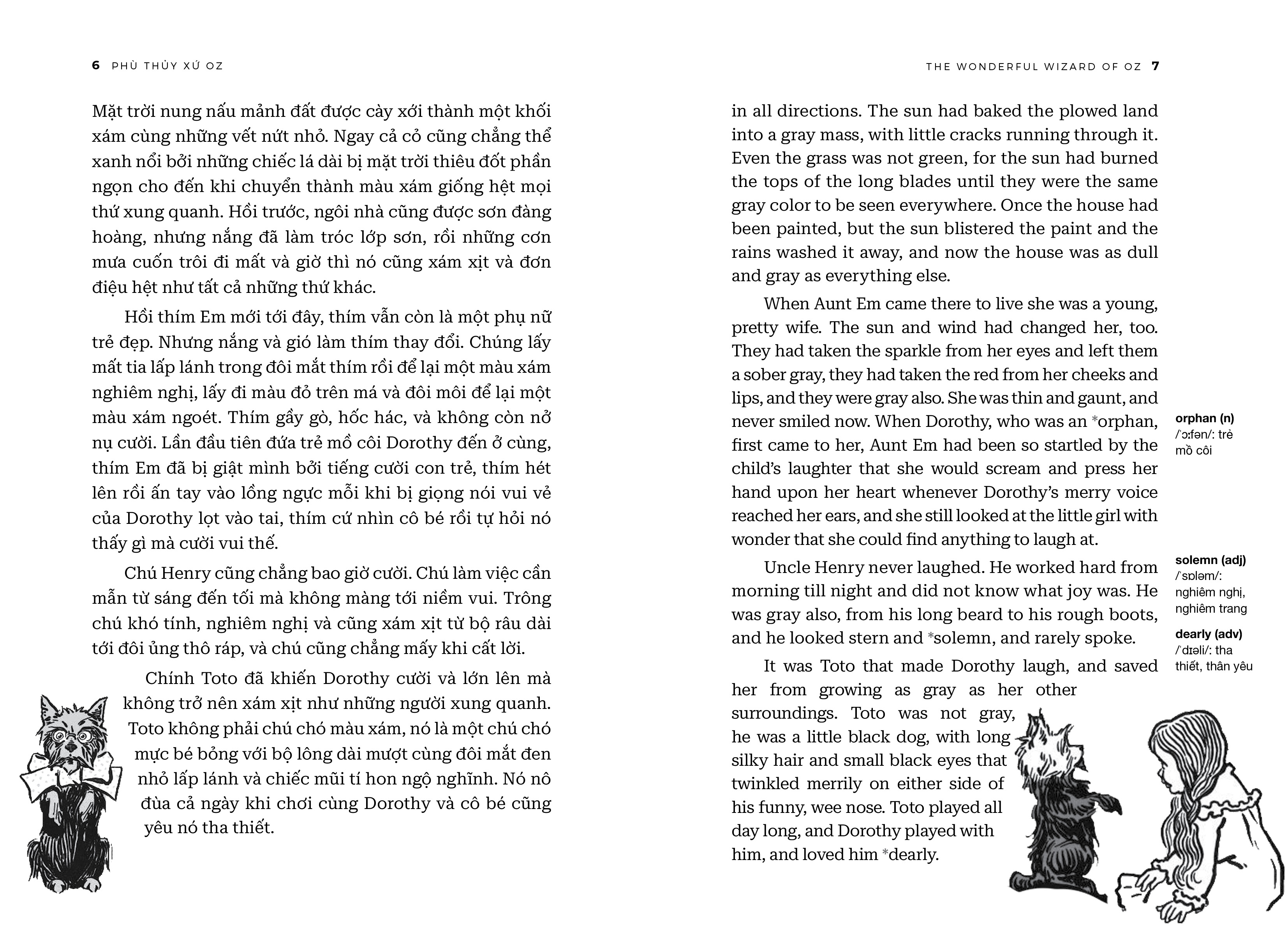 the wonderful wizard of oz - phù thuỷ xứ oz - song ngữ việt-anh