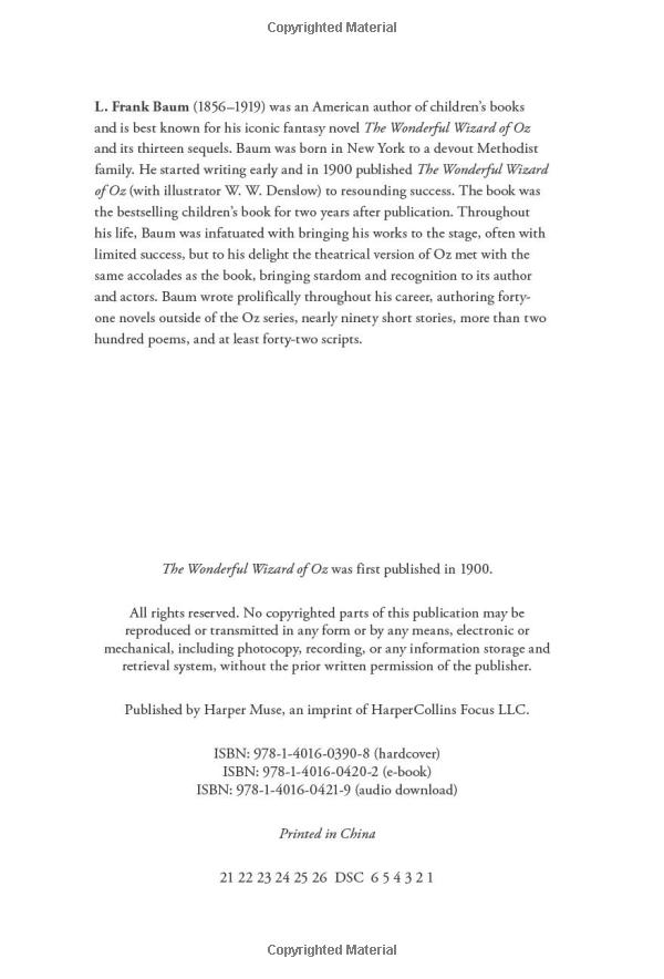 the wonderful wizard of oz (pretty books - painted editions)