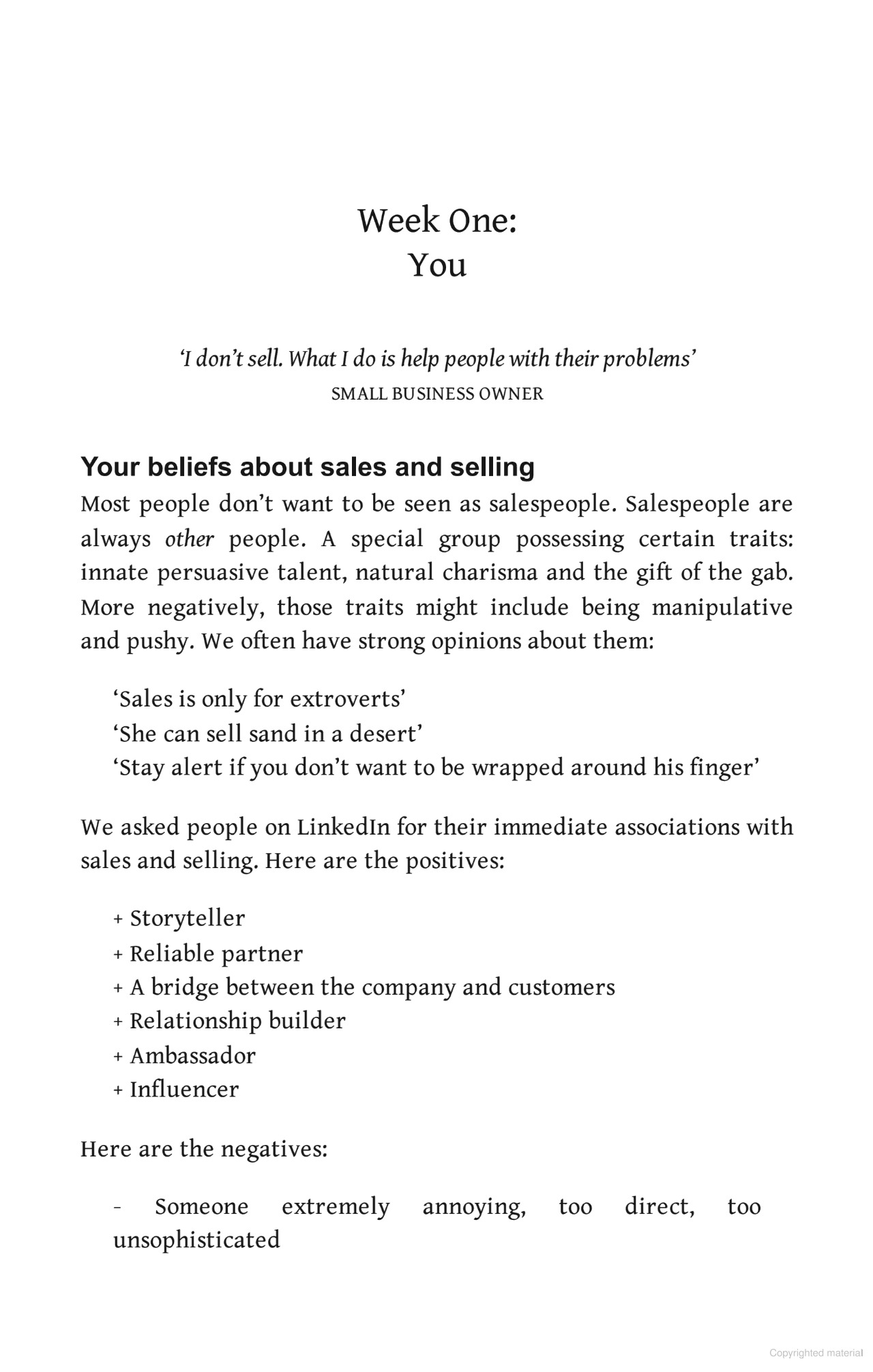 The Work Smarter Guide To Sales