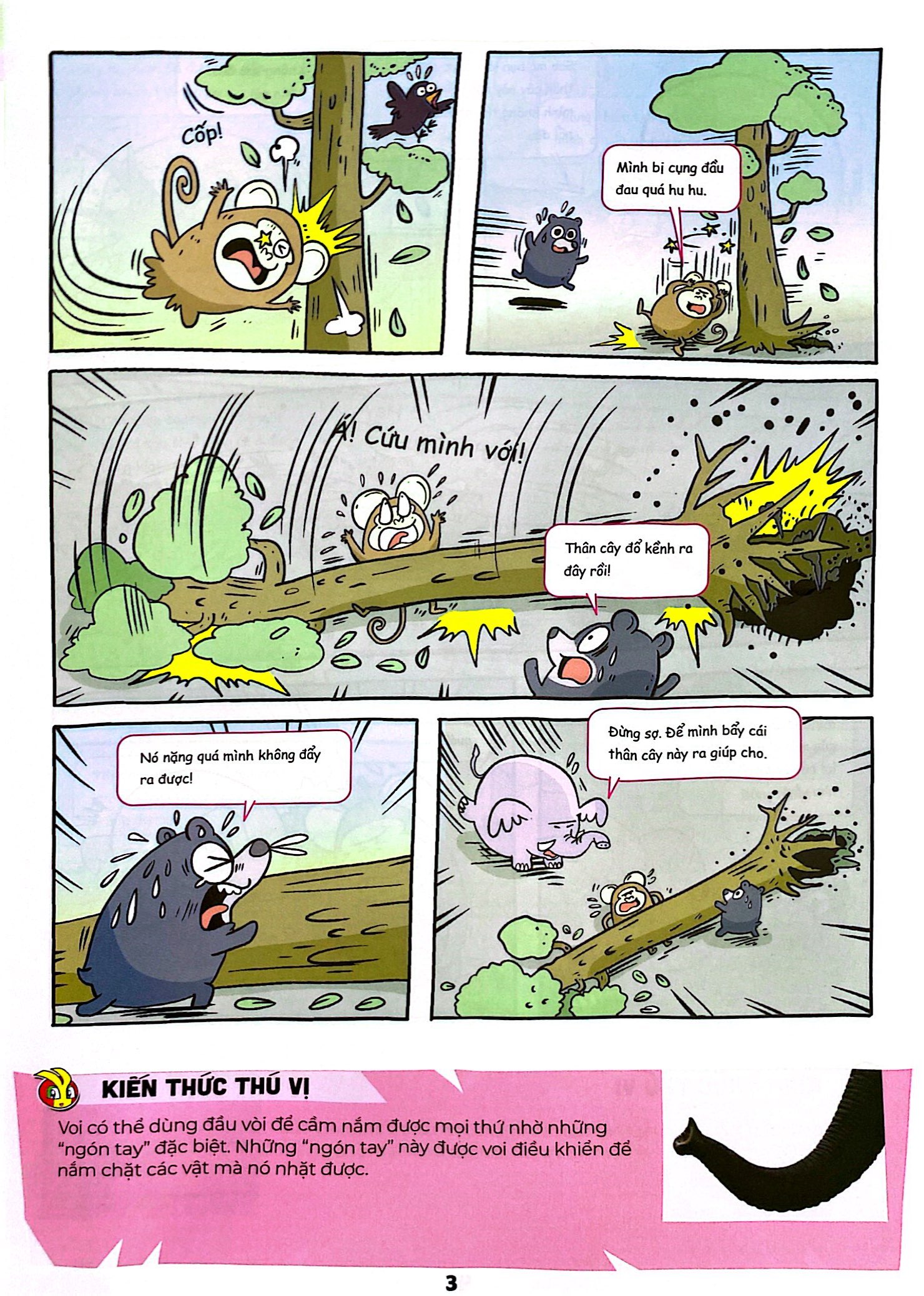 the young scientists - truyện tranh khoa học cho trẻ em - level 2 - tập 12 - giải cứu tê giác trắng