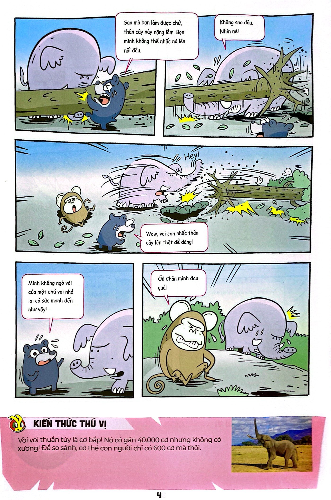 the young scientists - truyện tranh khoa học cho trẻ em - level 2 - tập 12 - giải cứu tê giác trắng