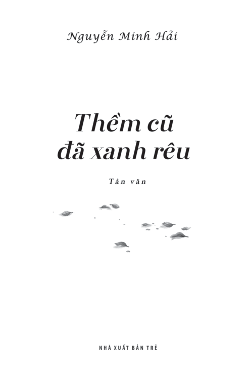 thềm cũ đã xanh rêu