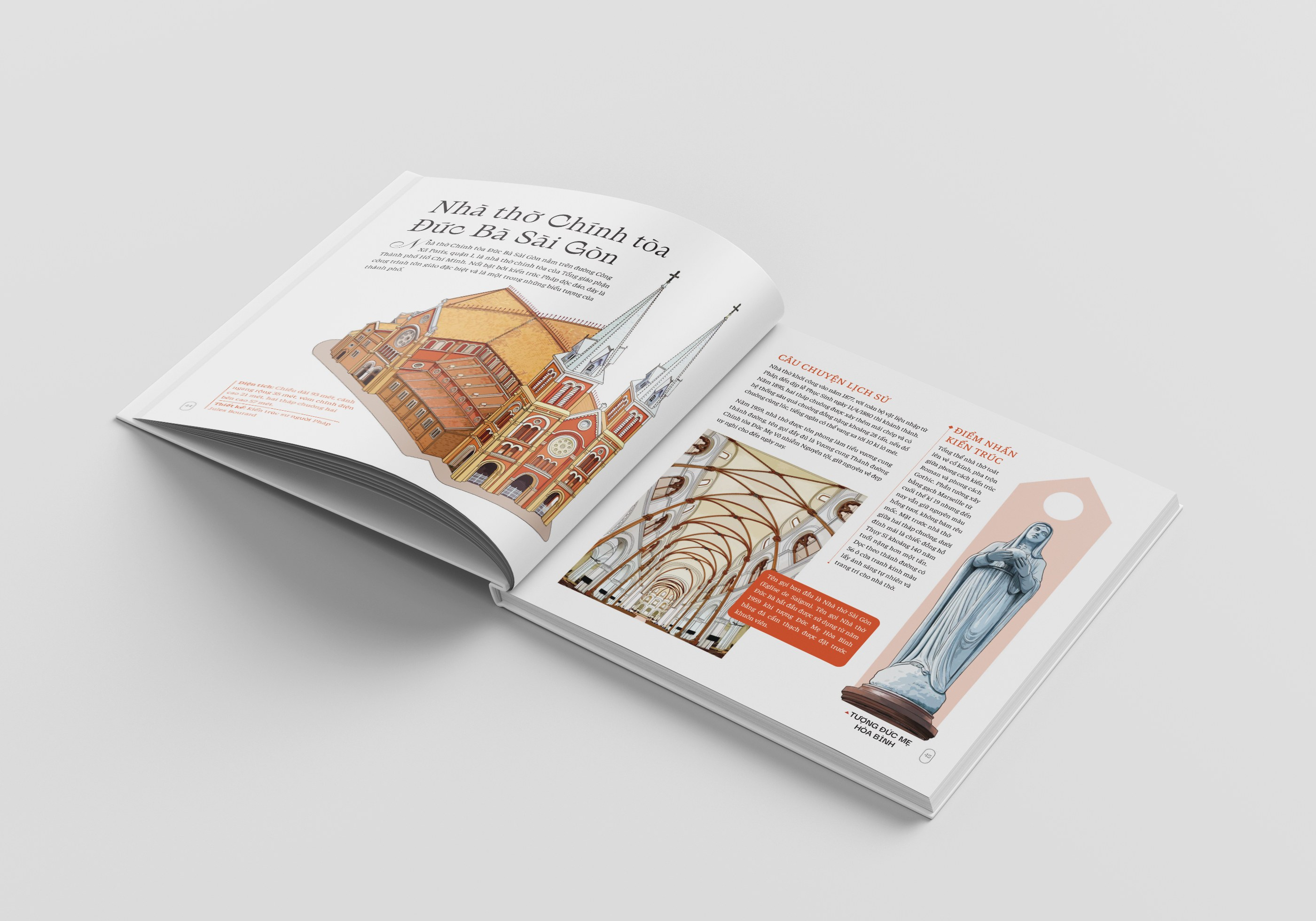 theo bước thời gian - các công trình tiêu biểu của sài gòn-thành phố hồ chí minh - bìa cứng