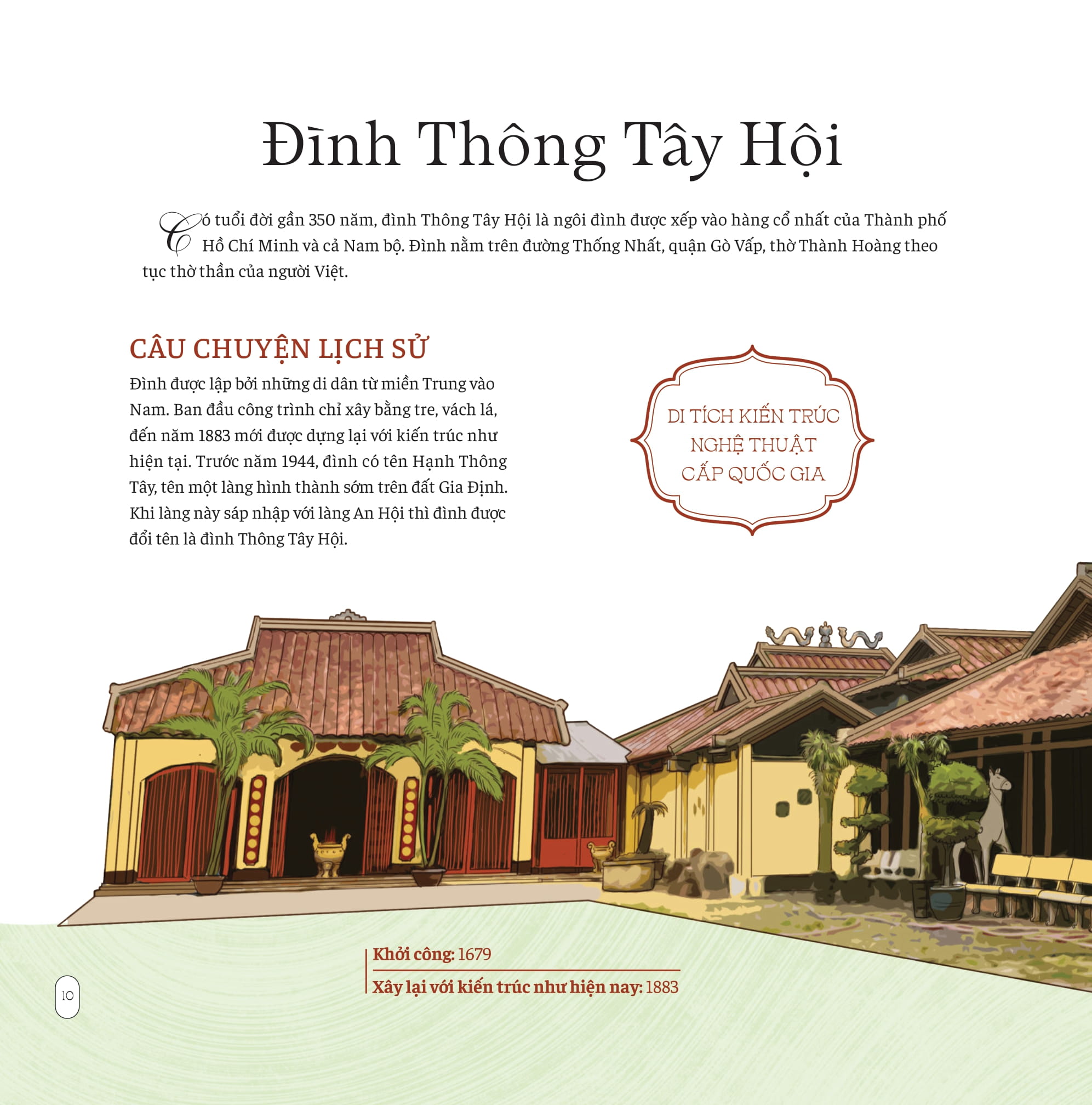 theo bước thời gian - các công trình tiêu biểu của sài gòn-thành phố hồ chí minh - bìa cứng