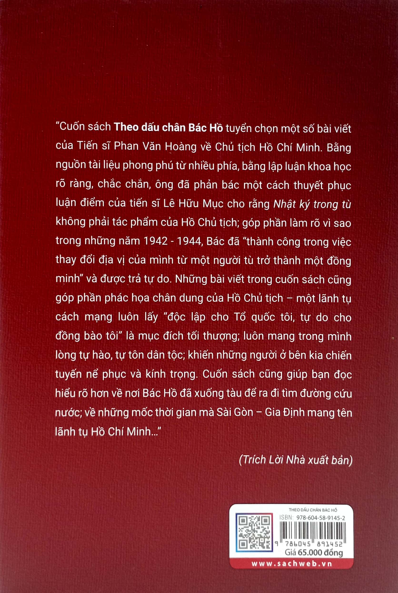 theo dấu chân bác hồ (tái bản 2023)