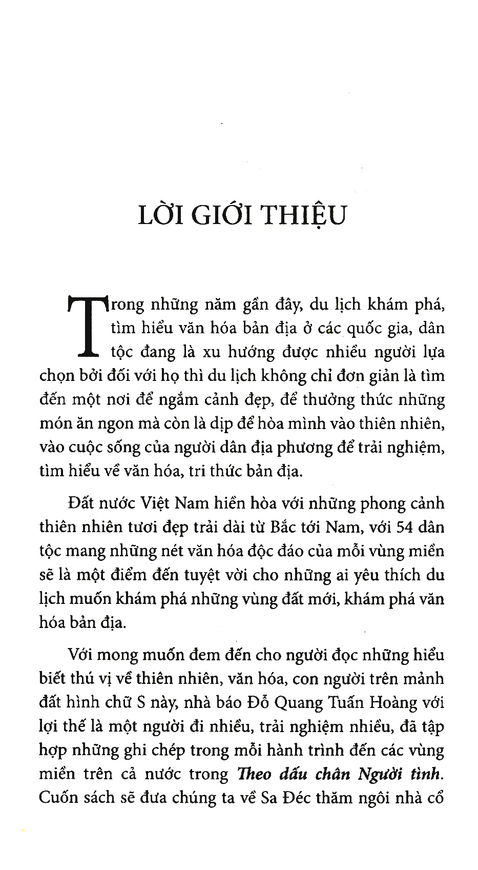 theo dấu chân người tình