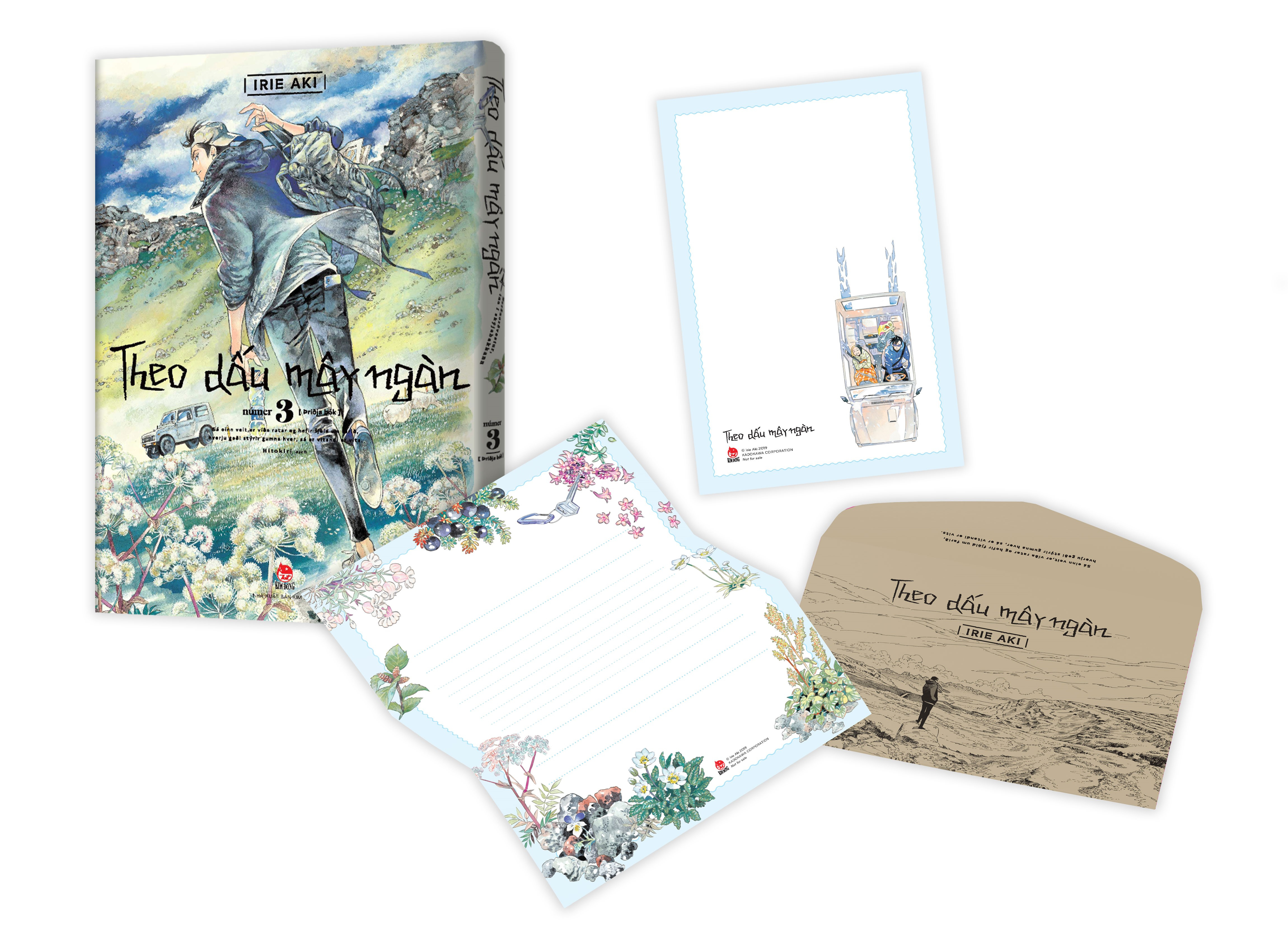 theo dấu mây ngàn - tập 3 - tặng kèm obi + postcard + phong thư + giấy viết thư