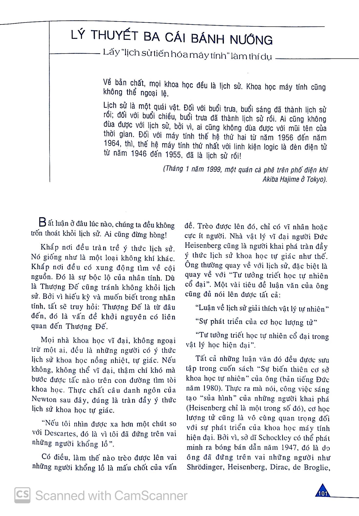 theo dòng văn minh nhân loại