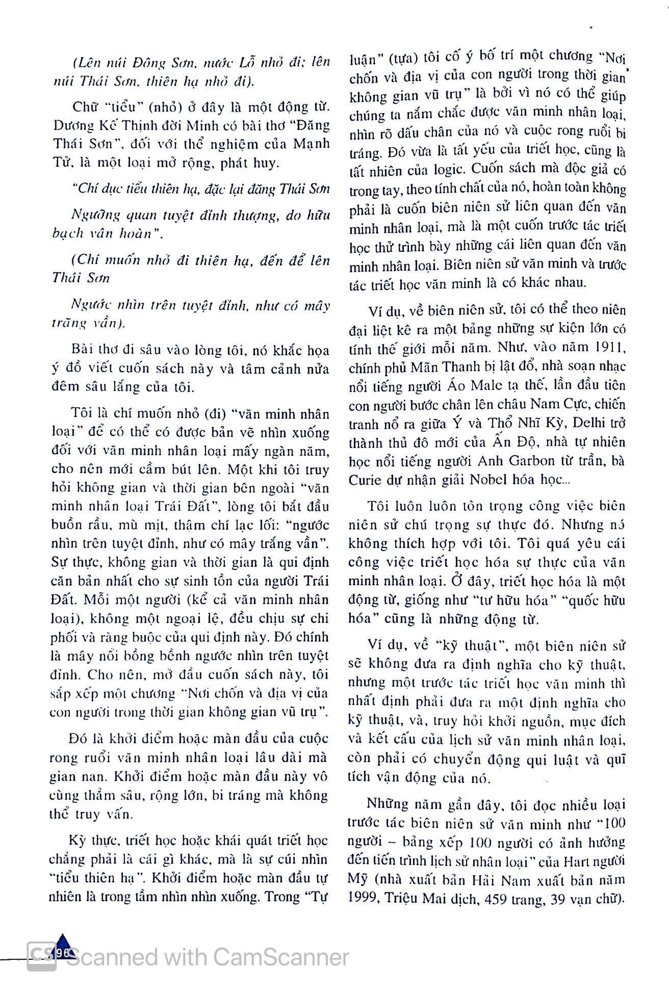 theo dòng văn minh nhân loại