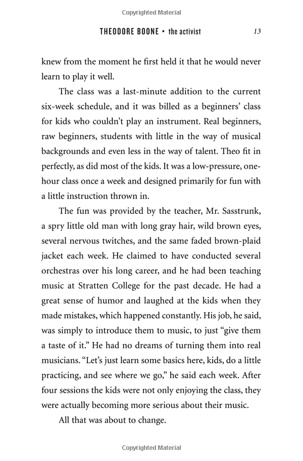 theodore boone: the activist