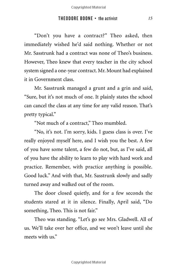 theodore boone: the activist