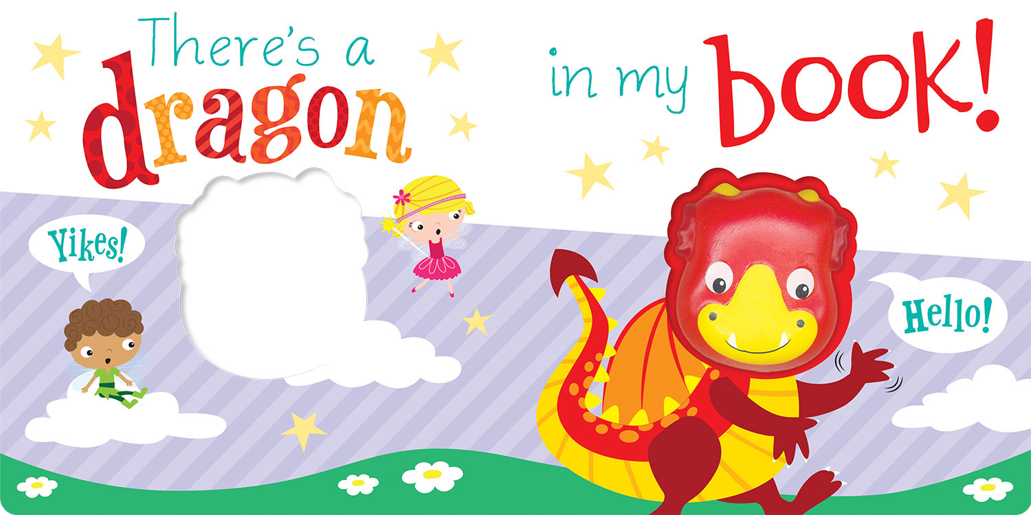 there's a dragon in my book! (aquishy in my book)