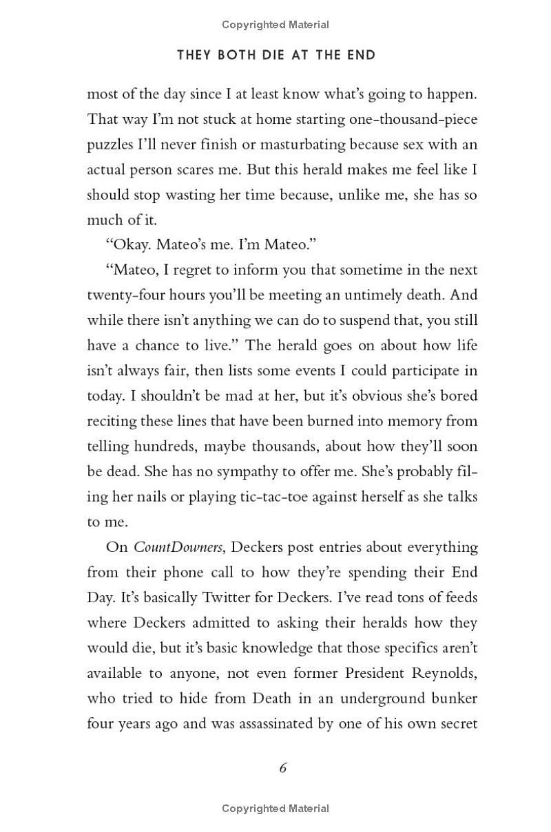 they both die at the end collector's edition