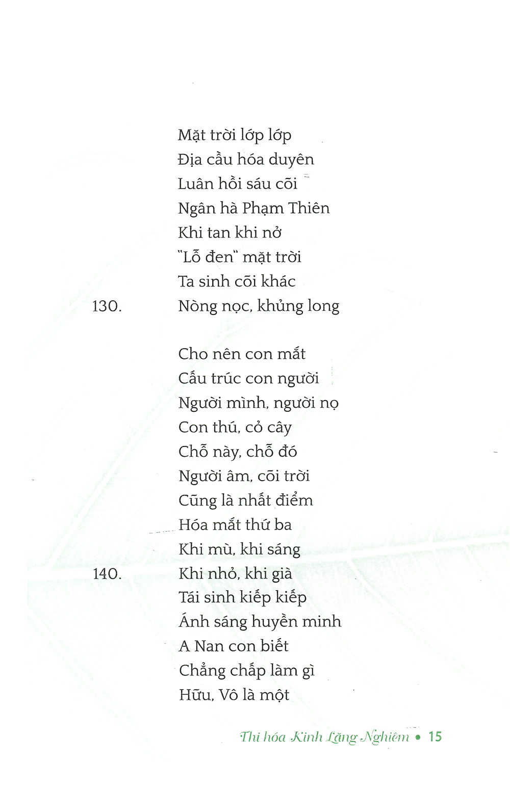 thi hóa kinh lăng nghiêm