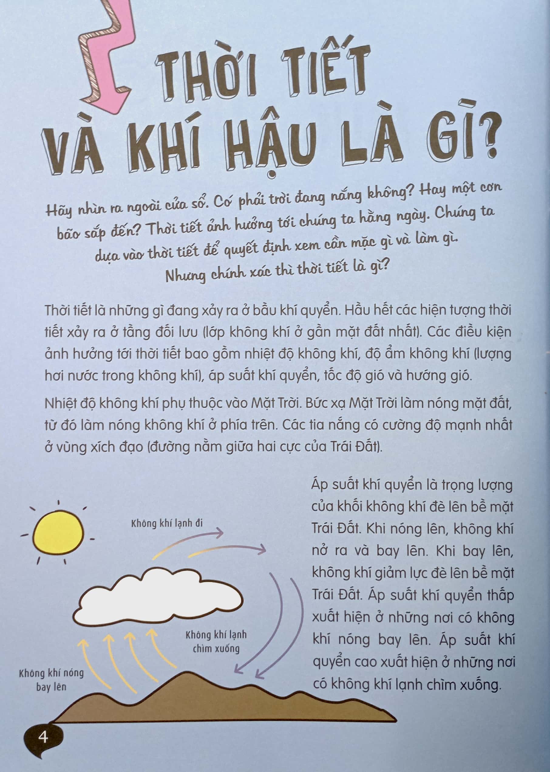 thí nghiệm khoa học vui - thời tiết và khí hậu