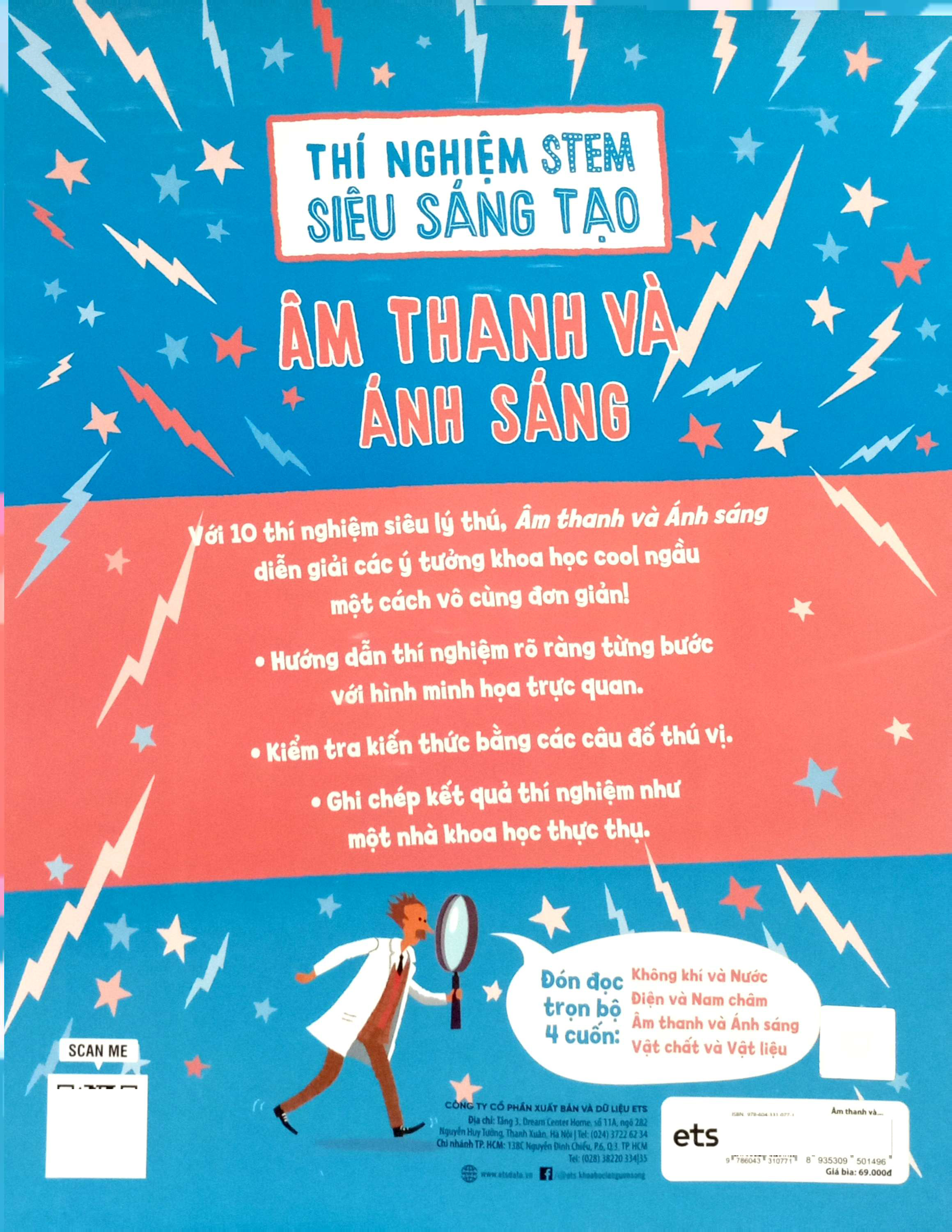 thí nghiệm stem siêu sáng tạo: âm thanh và ánh sáng