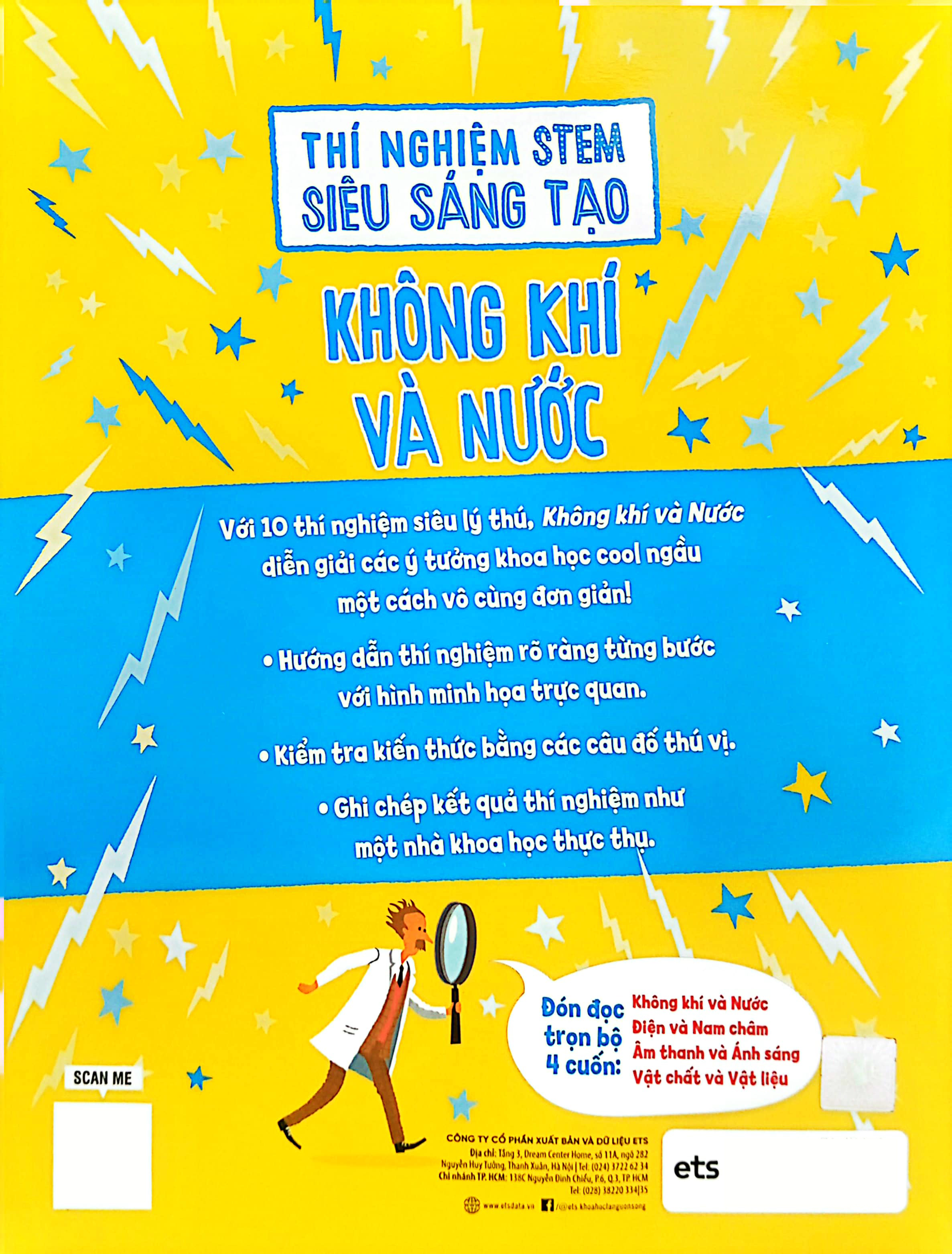 thí nghiệm stem siêu sáng tạo: không khí và nước