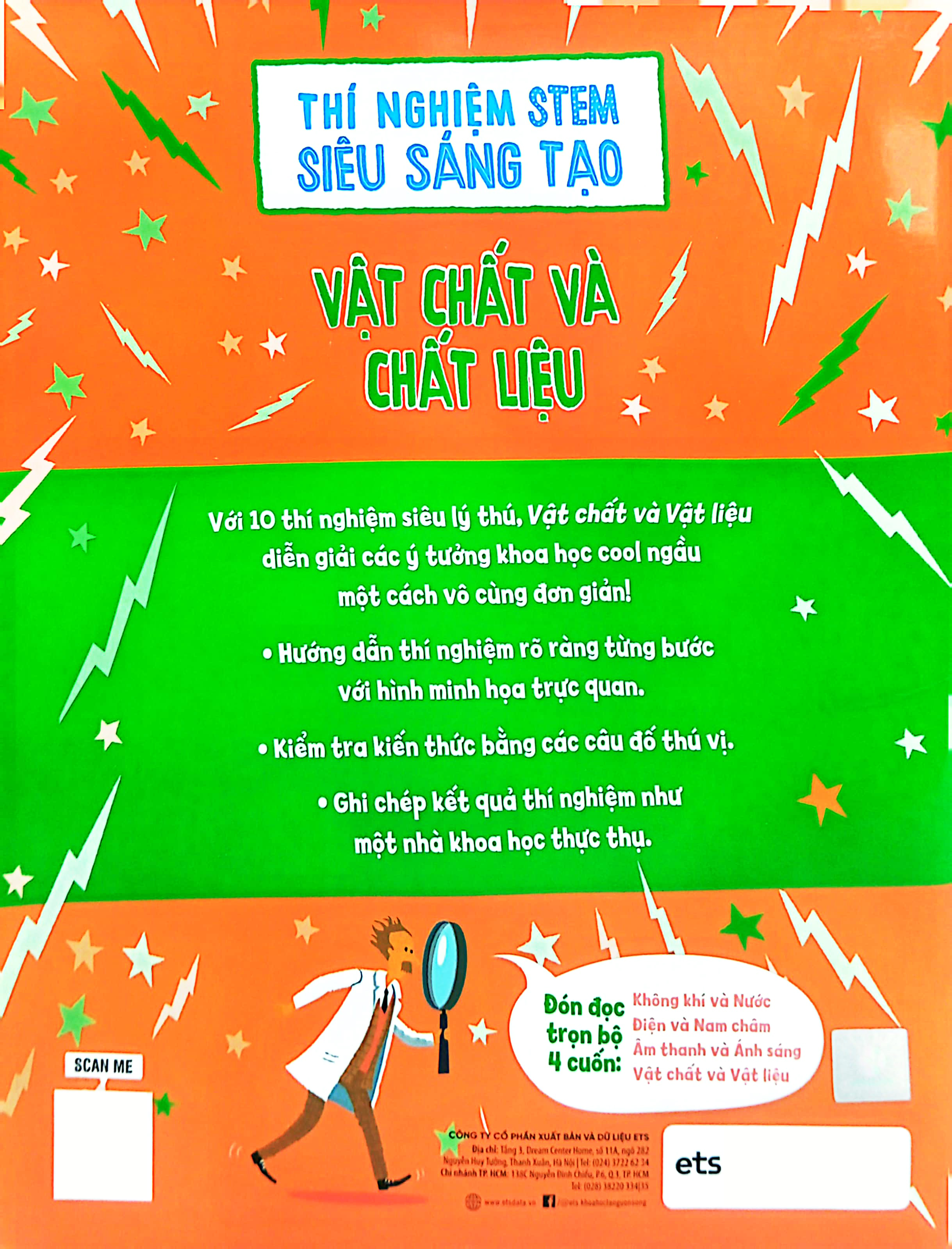 thí nghiệm stem siêu sáng tạo: vật chất và vật liệu