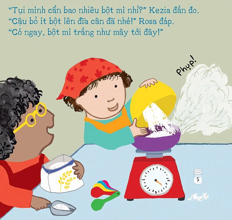 thí nghiệm vui cùng rosa - làm bánh pizza